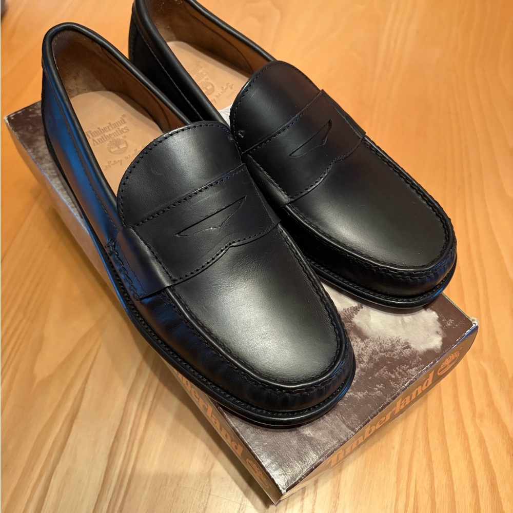 Timberland Men's Classic Black Slip-On Loafers